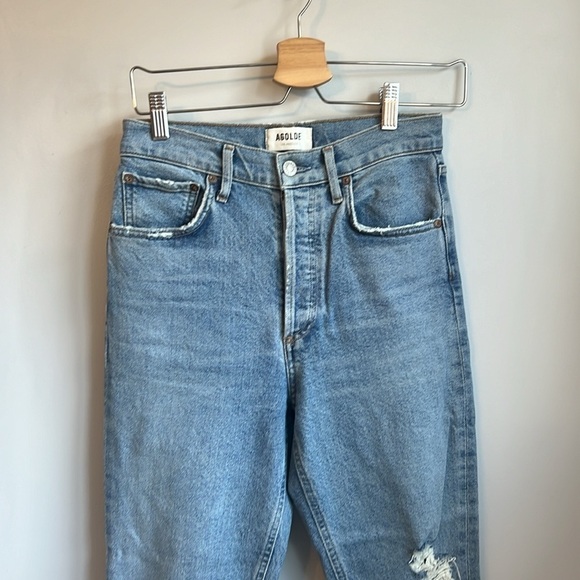 AGOLDE Riley High Rise Crop in Whiplash SZ 25 - Picture 5 of 7